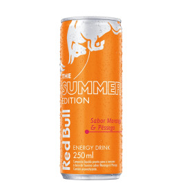Energetico Red Bull Summer Edition Morango e Pêssego 250ml