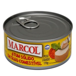 Atum Sólido em Óleo Comestível Marcol (170g)