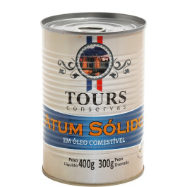 Atum Sólido em Óleo Comestível Tours 400g