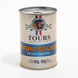 Atum Sólido em Óleo Comestível Tours 400g