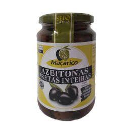 Azeitonas Pretas Inteiras Maçarico 350g