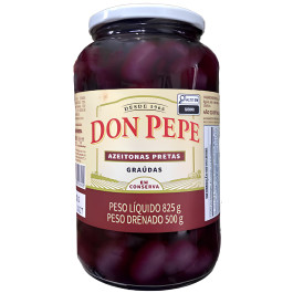 Azeitonas Pretas Don Pepe 825g