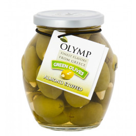 Azeitona Verde Com Recheio de Amêndoas Olymp 320g