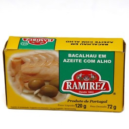Bacalhau em Azeite com Alho Ramirez 72g
