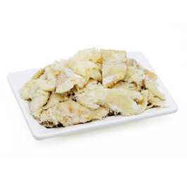 Bacalhau Macrocephalus Desfiado do Porto Sem Pele e Sem Espinha 500g