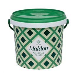 Balde de Flocos De Sal Marinho Maldon 1,4Kg