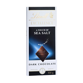 Chocolate Suiço Excellence Sea Salt Dark Lindt 100g