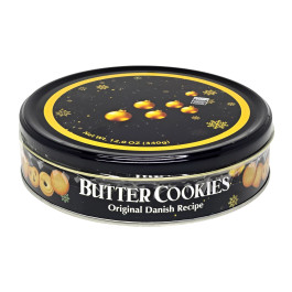Biscoito Amanteigado Premium La British NATALINO PRETO 340g