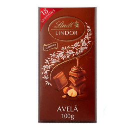 Chocolate Lindt Lindor Avelã Recheio Cremoso 100g