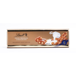 Barra de Chocolate ao Leite Lindt Swiss Premium com Avelã 300g