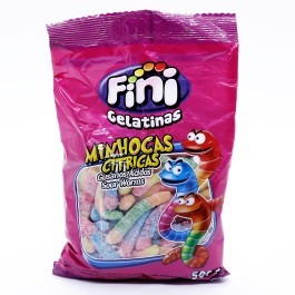 Doce Fini Minhocas Cítricas (100g)