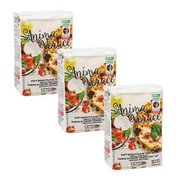 Kit 3 Farinha de Trigo Para Pizza Anima Verace (un)