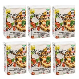 Kit 6 Farinha de Trigo Para Pizza Anima Verace (un)
