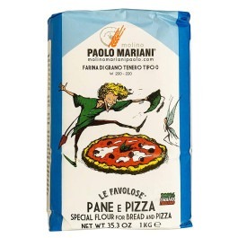 Farinha De Grano Tenero Pizza Paolo Mariani 1Kg