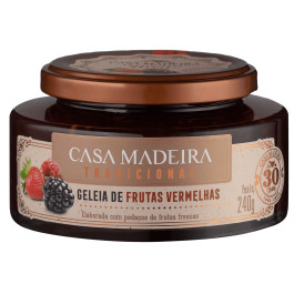 Geléia de Frutas Vermelhas Casa Madeira 240g