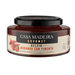 Geléia de Morango com Pimenta Casa Madeira 240g