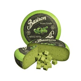 Queijo Gouda ao Pesto Verde Basiron 300g