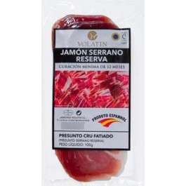 Bandeja de Presunto Jamon Serrano Fatiado Volatin 100g