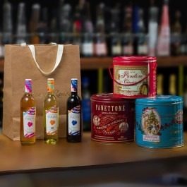 Kit 1 Panetone + 1 Vinho Cosecha Tardia (un)