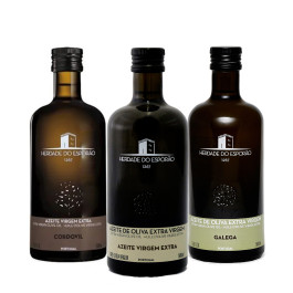 Kit 3 Azeites Herdade do Esporão Cordovil + Virgem Extra + Galega