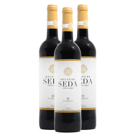 Kit com 3 Vinhos Monte De Seda 750ml