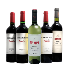 Kit 5 Vinhos Los Haroldos + Abridor Personalizado