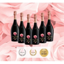 Kit 6 Espumantes Bottega Petalo IL Vino dell' Amore Moscato 6x750ml