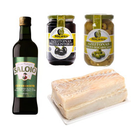 Kit Bacalhau do Porto Filé Parte Grossa e Fina