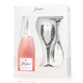 Kit Espumante Freixenet Italian Rose + 2 Taças (750ml)