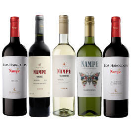 Kit 5 Vinhos Los Haroldos + Abridor Personalizado