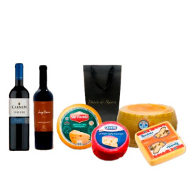 Kit Queijo e Vinho V Classic 
