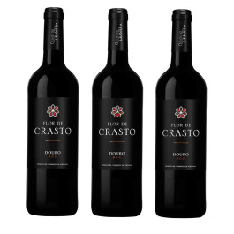 Kit 3 Vinhos Flor de Crasto Douro + Abridor Personalizado (750ml)
