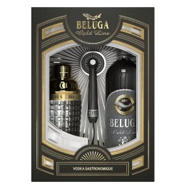 Kit Vodka Beluga Gold Line 700ml + Coqueteleira 