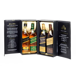 Kit Whisky Johnnie Walker The Collection Preto 4x200ml