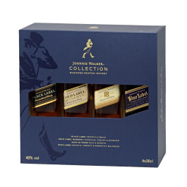 Kit Whisky Johnnie Walker The Collection Azul (4x200ml)