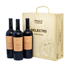 Kit Vinho Paulo Laureano Selectio Tinta Grossa + Abridor Personalizado (un)