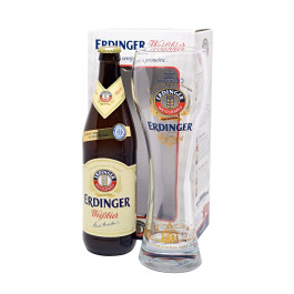 Kit 1 Cerveja Erdinger Com Copo (UN)