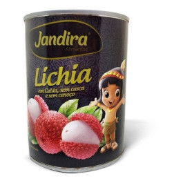 Lichia em Calda Sem Casca e Sem Caroço Jandira (567g)