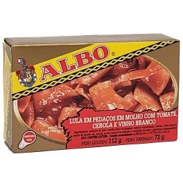 Lula em Pedaços no Molho de Tomate Temperado Albo (112g)