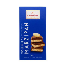 Barra de Chocolate Ao Leite Com Marzipan (AZUL) (110g)