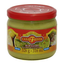 Molho Cremoso à Base de Abacate Com Pimenta Casa Fiesta (326g)