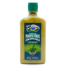 Molho de Pimenta Verde com Especiarias Cremoso Brasileiríssimo (450ml)