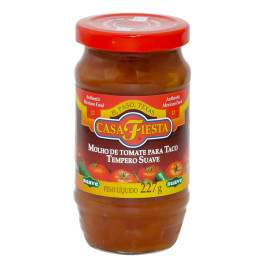 Molho de Tomate para Taco Tempero Suave Casa Fiesta (227g)