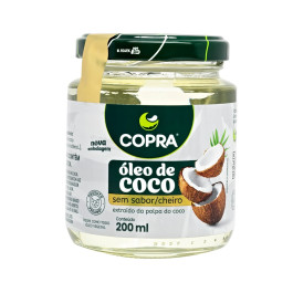 Óleo de Coco Sem Sabor / Cheiro 200ml