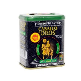 Páprica Doce Defumada Caballo de Oros (75g) 