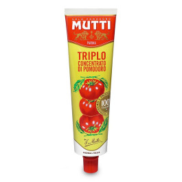 Pasta de Tomate Triplo Concentrado em Bisnaga Mutti 185g