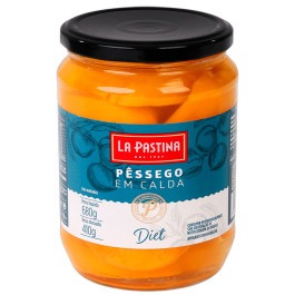 Pêssego em Calda Sem Áçucar La Pastina 680g