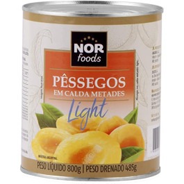 Pêssego em Calda Light Nor Foods 820g