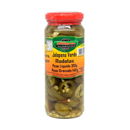 Pimenta Jalapeno Verde em Rodelas D'Horta 310g