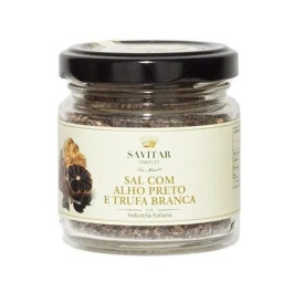 Sal com Alho Negro e Trufas Brancas Savitar (80g)